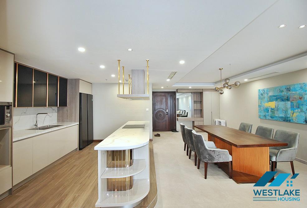 Beautiful 03 bedrooms apartment for rent in Dleroi Soleil Xuan Dieu, Tay Ho, Hanoi