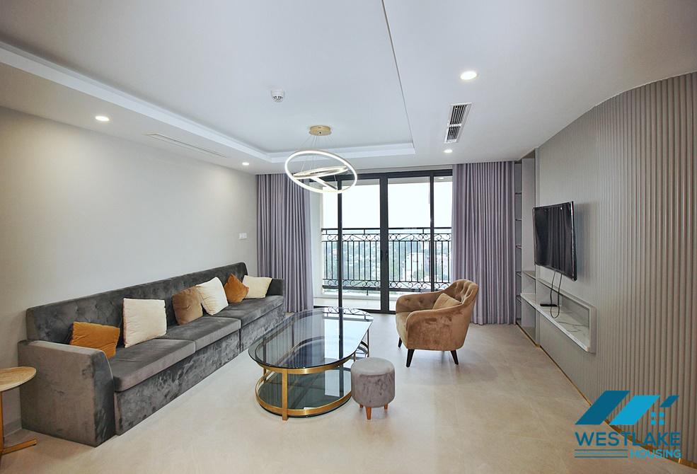 Beautiful 03 bedrooms apartment for rent in Dleroi Soleil Xuan Dieu, Tay Ho, Hanoi