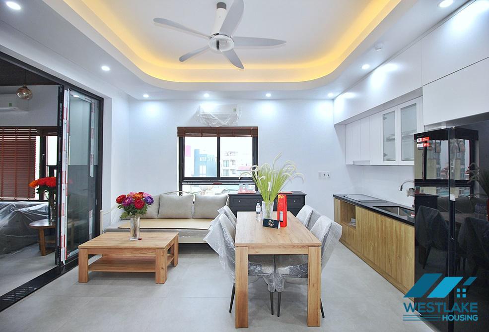 Brand new 03 bedrooms apartment for rent on Au Co street, Tay Ho, Hanoi