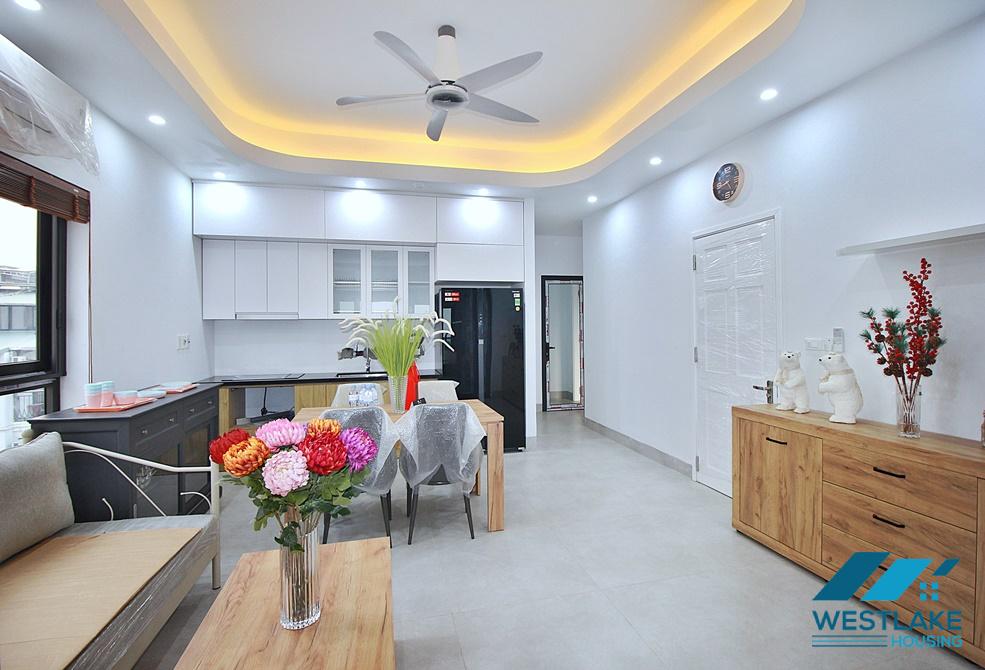 Brand new 03 bedrooms apartment for rent on Au Co street, Tay Ho, Hanoi