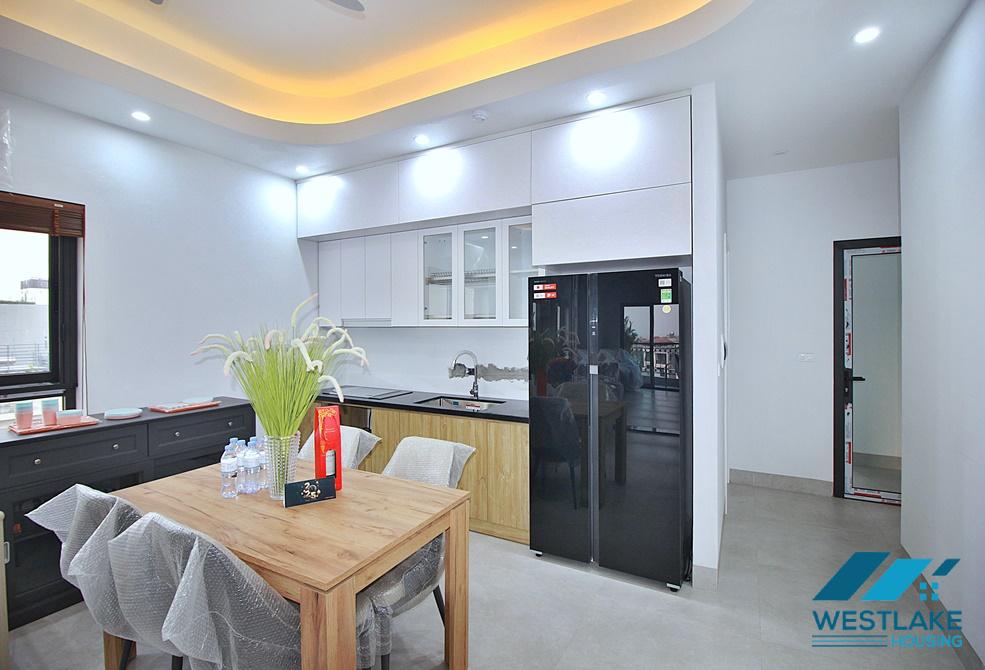 Brand new 03 bedrooms apartment for rent on Au Co street, Tay Ho, Hanoi