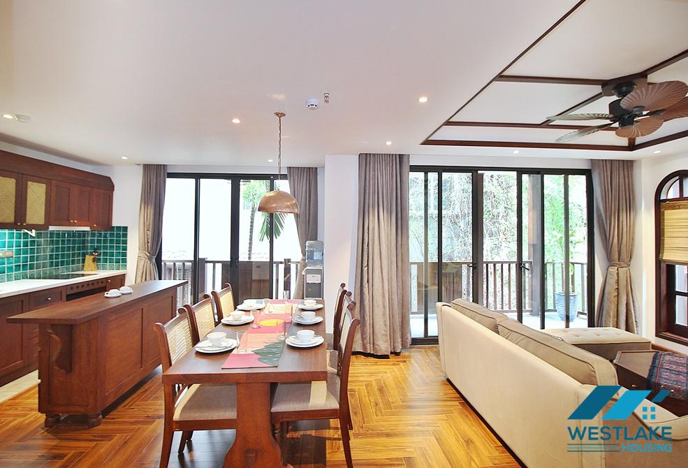 Japaness style, clean and high quality 03-bedroom apartment for rent in Tay Ho, Hanoi