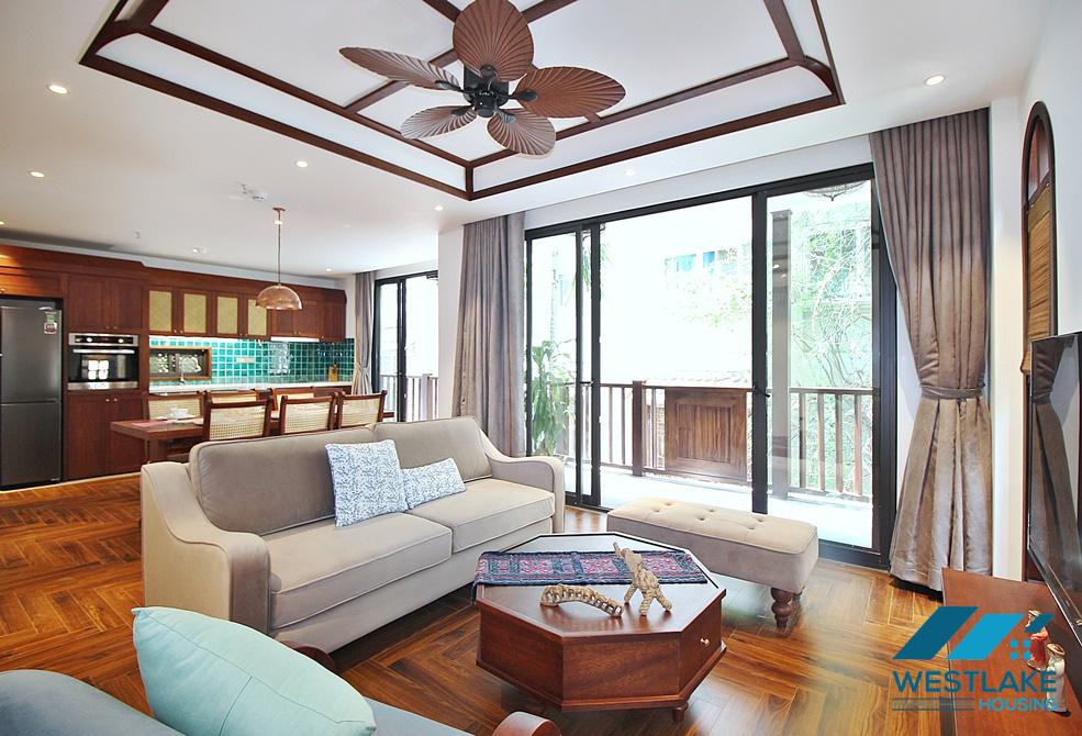 Japaness style, clean and high quality 03-bedroom apartment for rent in Tay Ho, Hanoi