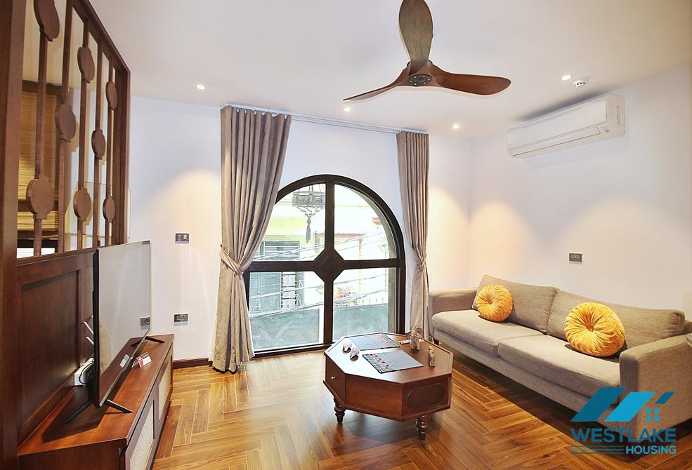 Fully services 02-bedroom apartment for rent on To Ngoc Van Street, Tay Ho, Hanoi