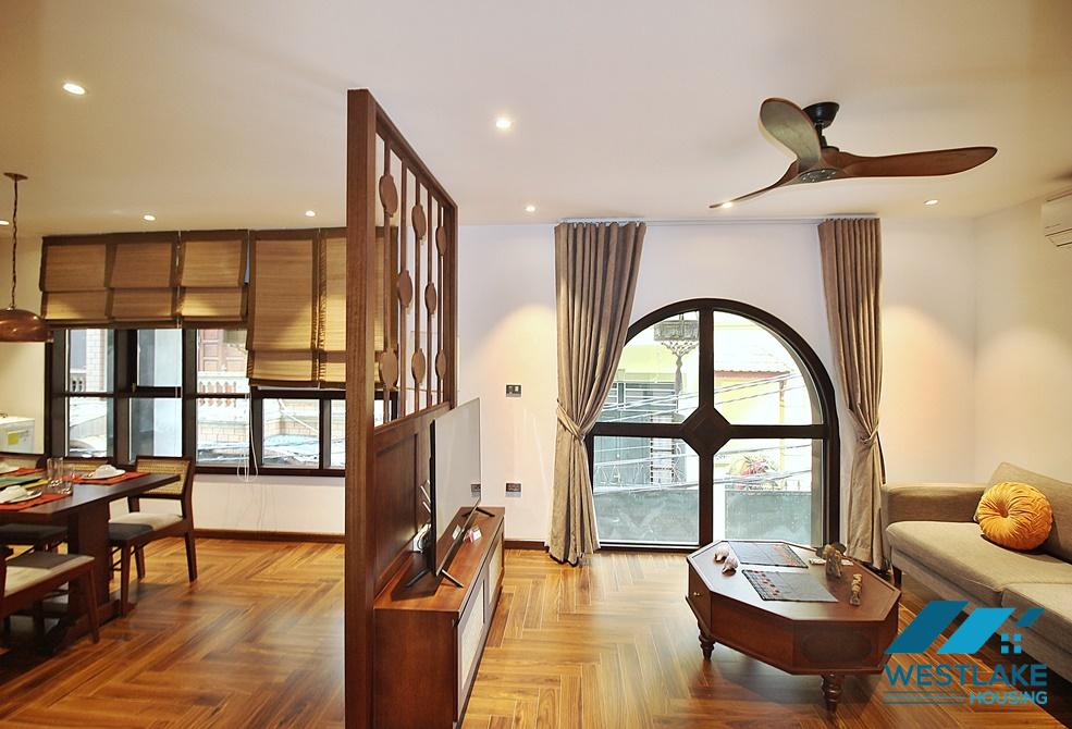 Fully services 02-bedroom apartment for rent on To Ngoc Van Street, Tay Ho, Hanoi