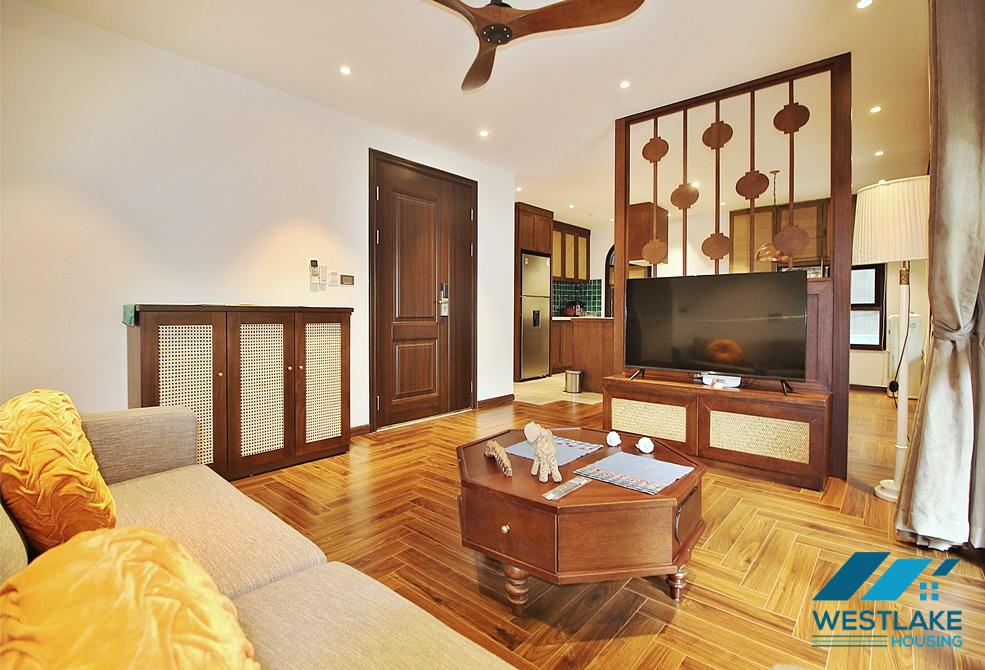 Fully services 02-bedroom apartment for rent on To Ngoc Van Street, Tay Ho, Hanoi