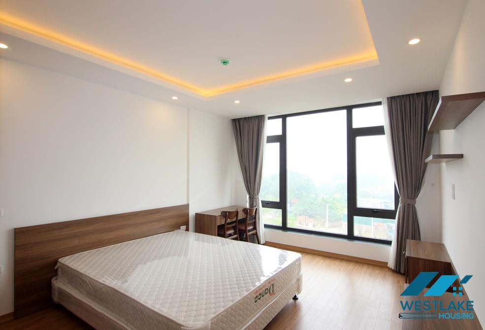 An elegant 02-bedroom apartment for rent on Xuan Dieu Street, Tay Ho, Hanoi