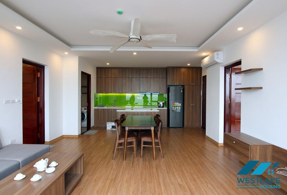 An elegant 02-bedroom apartment for rent on Xuan Dieu Street, Tay Ho, Hanoi