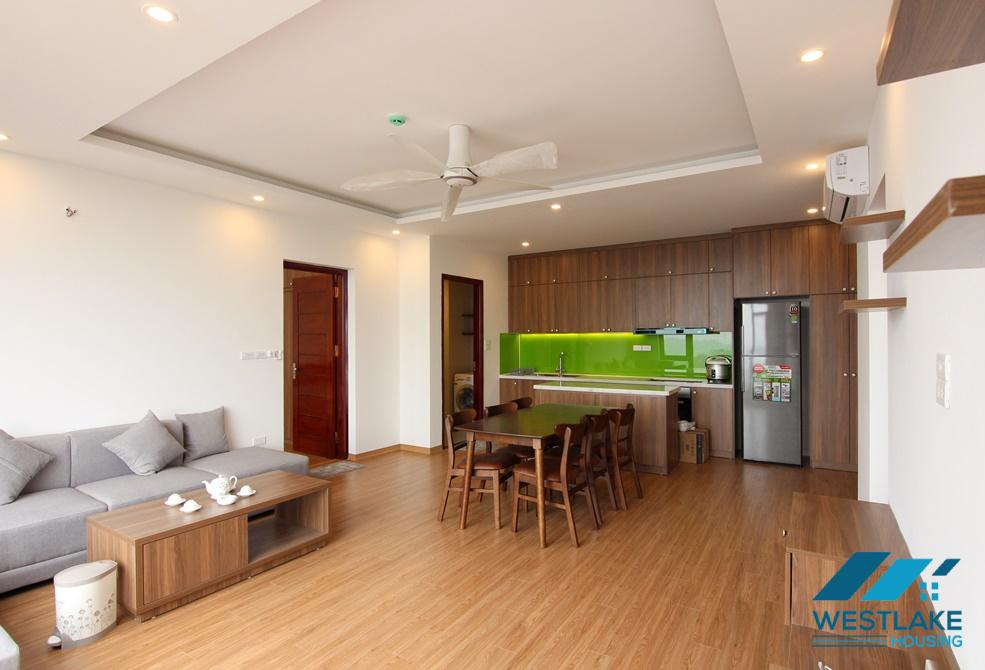 An elegant 02-bedroom apartment for rent on Xuan Dieu Street, Tay Ho, Hanoi