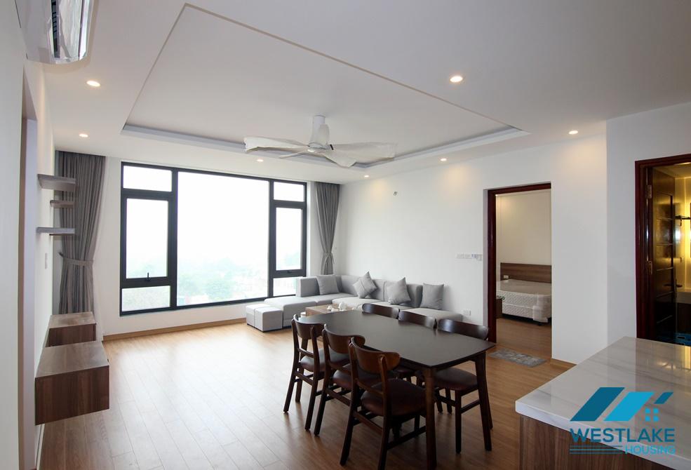 An elegant 02-bedroom apartment for rent on Xuan Dieu Street, Tay Ho, Hanoi