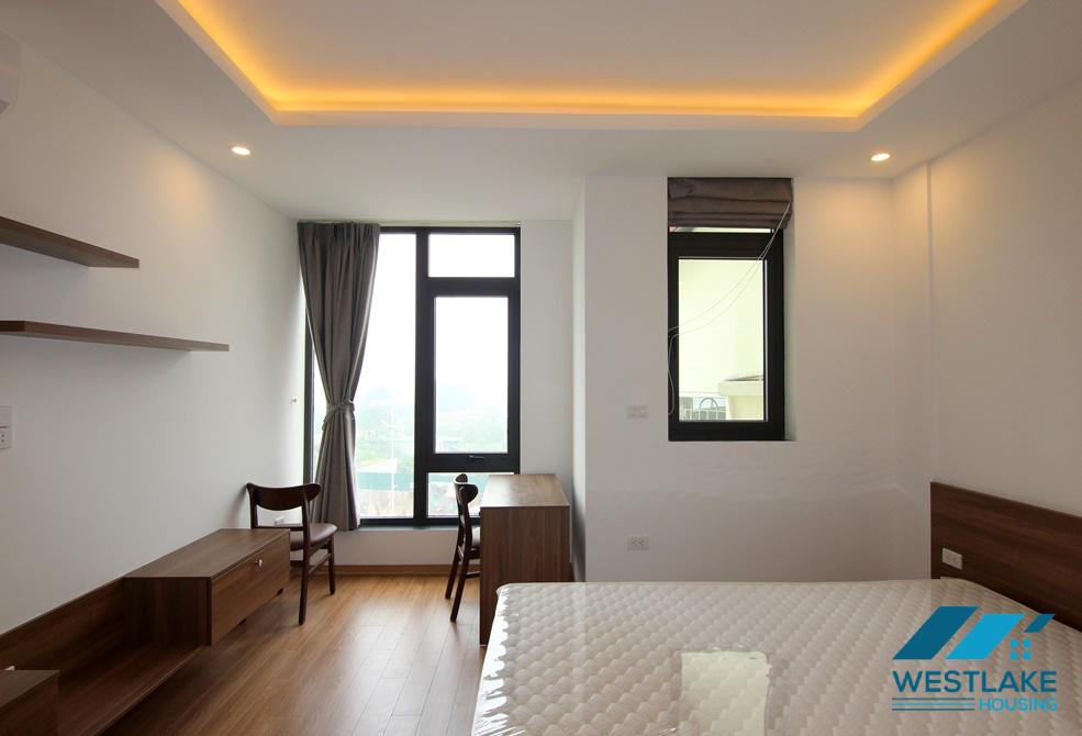 An elegant 02-bedroom apartment for rent on Xuan Dieu Street, Tay Ho, Hanoi