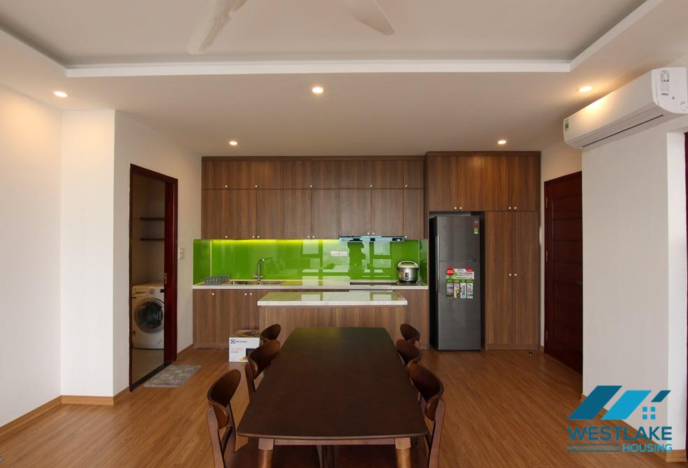 An elegant 02-bedroom apartment for rent on Xuan Dieu Street, Tay Ho, Hanoi