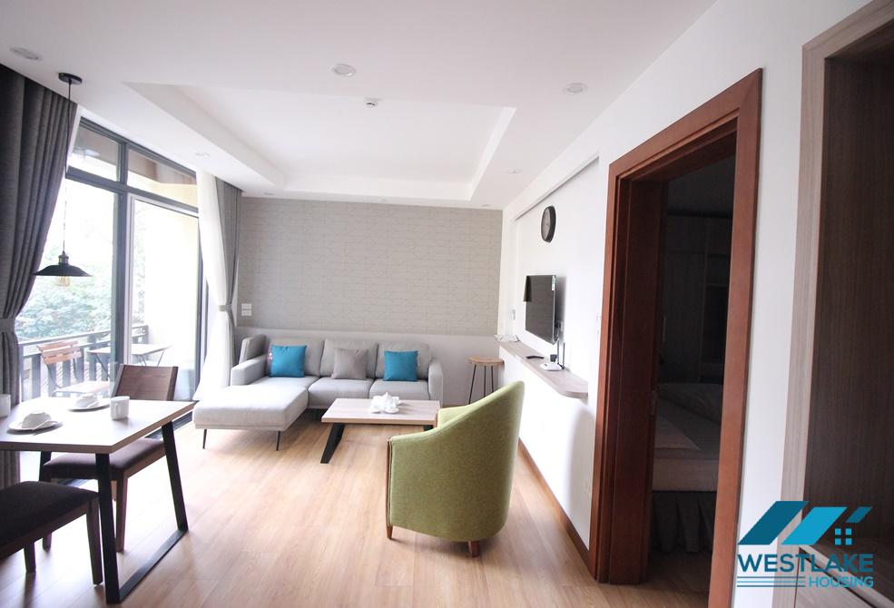 Bright and spacious one bedroom apartment for rent on Tay Ho Street, Tay Ho, Hanoi