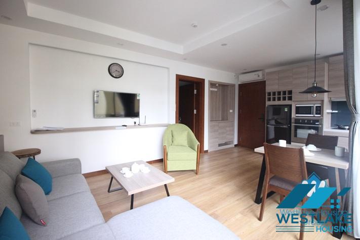 Bright and spacious one bedroom apartment for rent on Tay Ho Street, Tay Ho, Hanoi