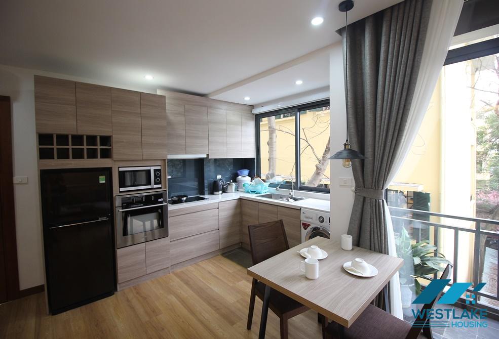 Bright and spacious one bedroom apartment for rent on Tay Ho Street, Tay Ho, Hanoi