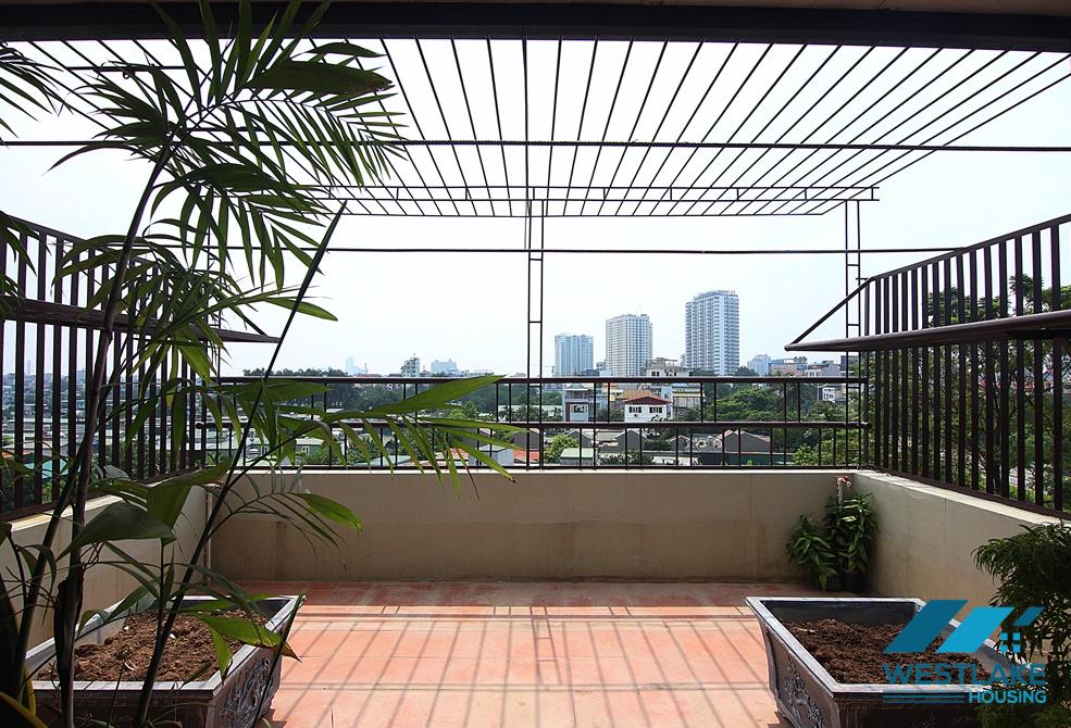 A newly renovated three-bedroom house on Au Co st, Tay Ho district