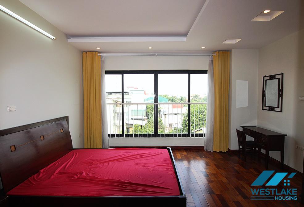 A newly renovated three-bedroom house on Au Co st, Tay Ho district