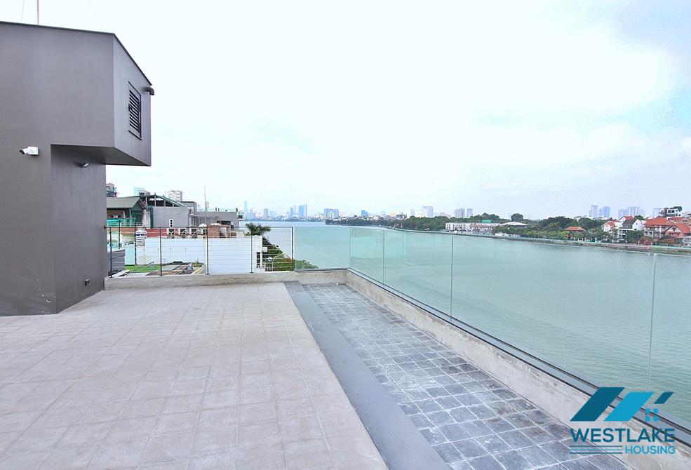 Lake view 02-bedroom serviced apartment for rent on Tu Hoa Street, Tay Ho, Ha Noi