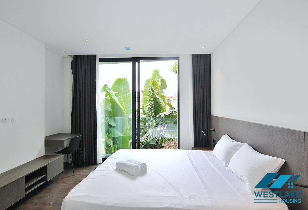 Lake view 02-bedroom serviced apartment for rent on Tu Hoa Street, Tay Ho, Ha Noi