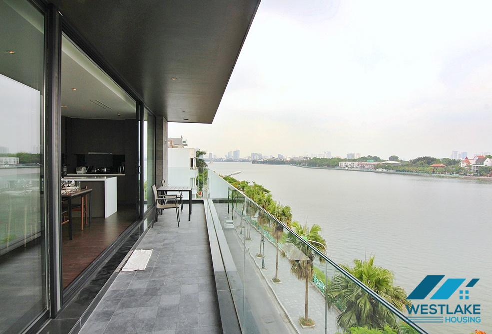 Lake view 02-bedroom serviced apartment for rent on Tu Hoa Street, Tay Ho, Ha Noi