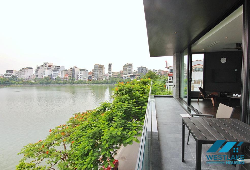 Lake view 02-bedroom serviced apartment for rent on Tu Hoa Street, Tay Ho, Ha Noi