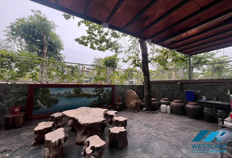 A beautifu house with garden for rent in Gamuda Garden, Hoang Mai District