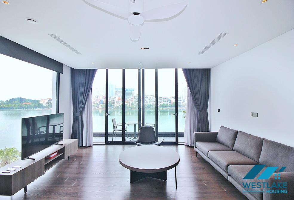 Modern and amazing lake view 02-bedroom apartment for rent in Tay Ho District, Hanoi