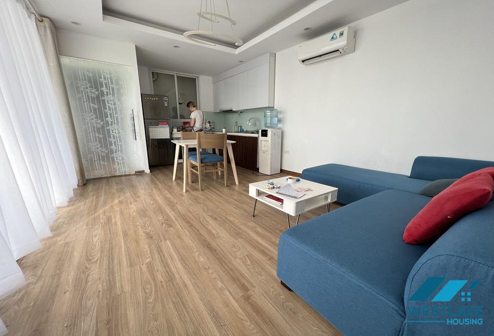 One bedroom apartment with large balcony for rent on Xuan Dieu Street, Tay Ho, Hanoi