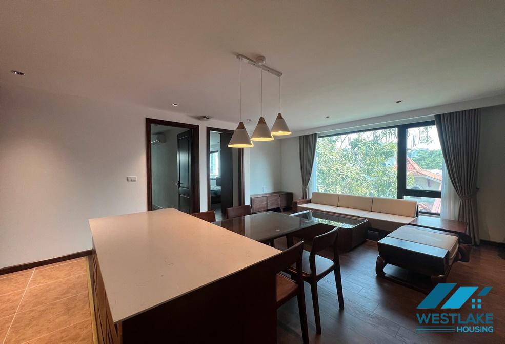 A cozy 2 bedroom apartment for rent in Truc Bach st, Ba Dinh district.