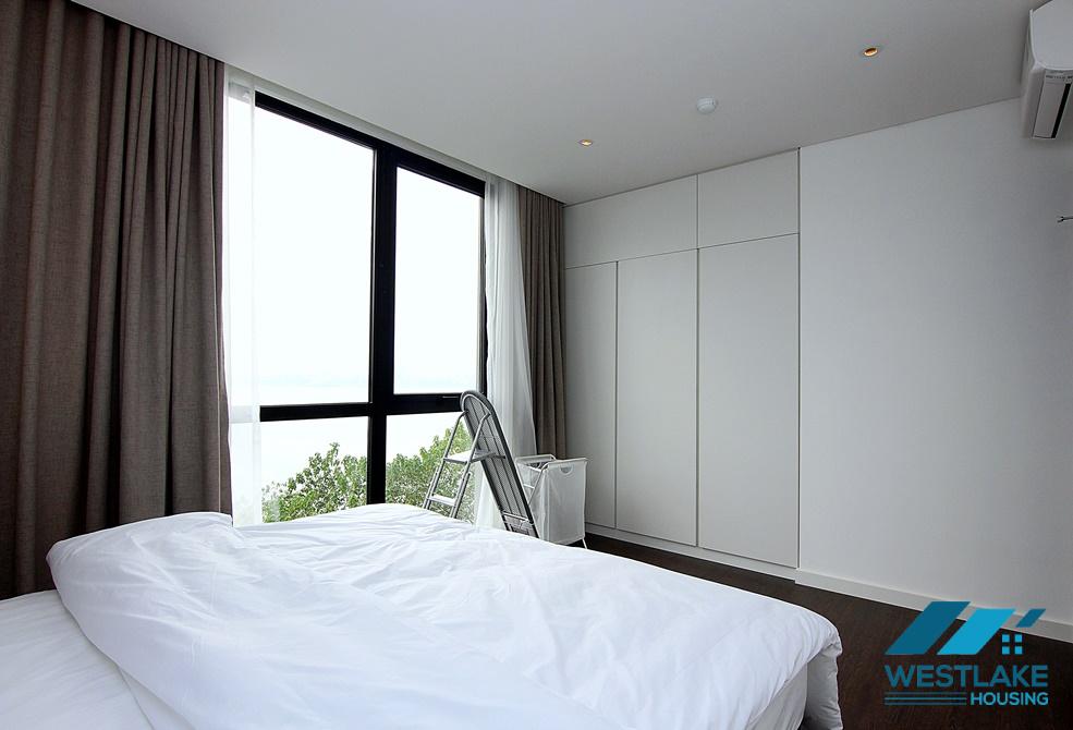 Amazing lake view and modern 04-bedroom serviced apartment for rent in Tay Ho, Ha Noi