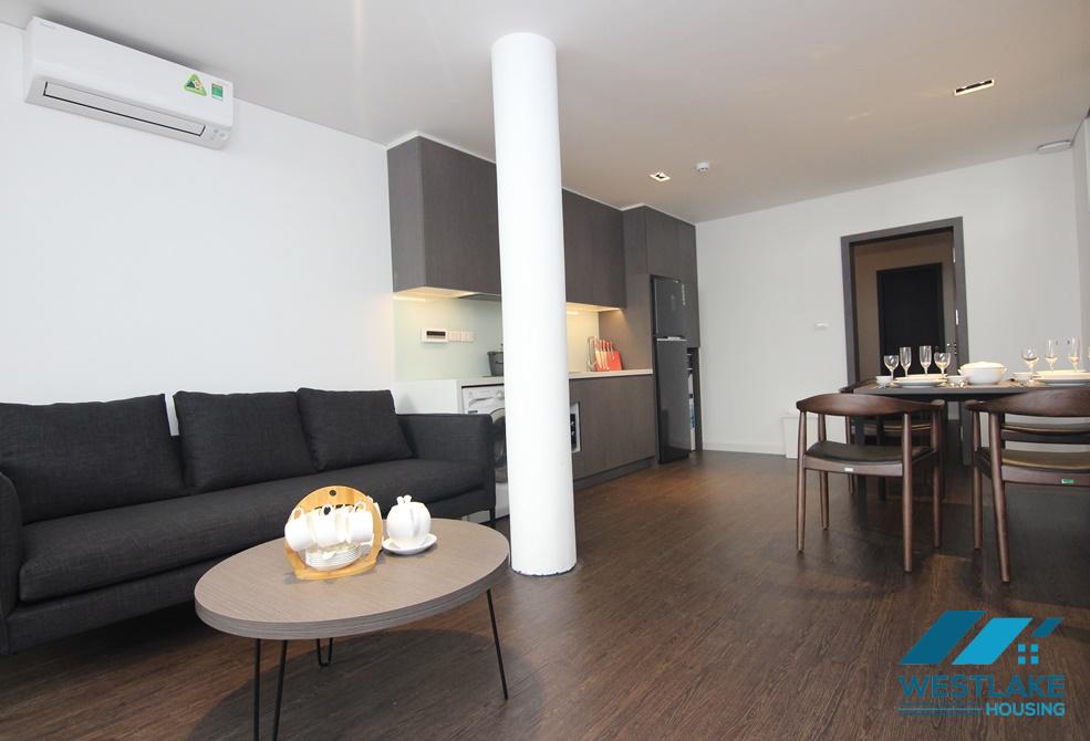 Modern and clean one bedroom apartment on ground floor for rent on Quang Khanh Street, Tay Ho