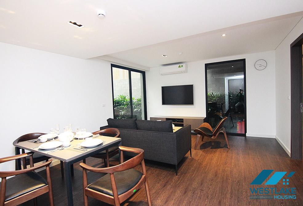 One bedroom apartment with nice courtyard for rent in Dang Thai Mai area, Tay Ho, Ha Noi