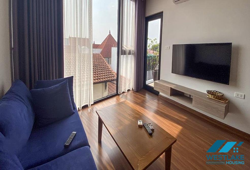 Nice one bedroom serviced apartment for rent on Xuan Dieu area, Tay Ho, Hanoi