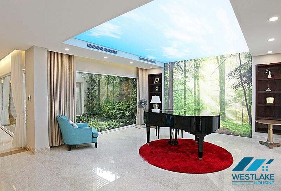 A beautiful with modern design for rent in Ciputra, Tay ho, Ha noi