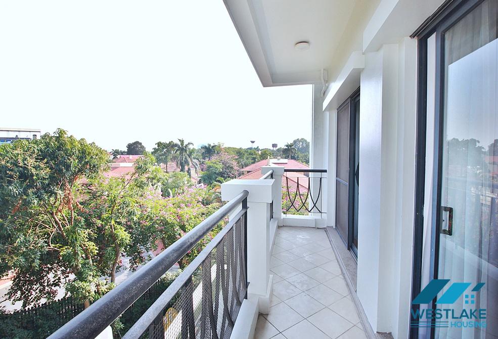 A beautifully duplex 4 bedroom apartment for rent on Dang Thai Mai st, Tay Ho district.