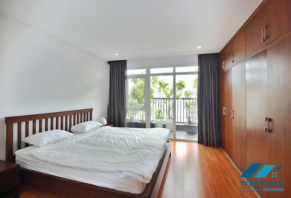 Spacious 03-bedrooms apartment with lots of nature light for rent in Tay Ho, Hanoi