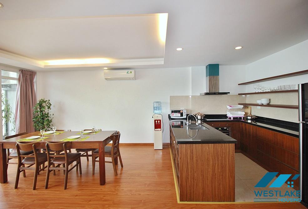 Spacious 03-bedrooms apartment with lots of nature light for rent in Tay Ho, Hanoi