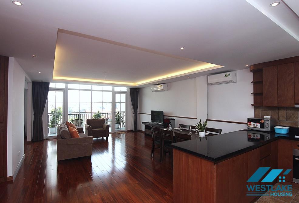 Fully serviced and spacious 03 bedrooms apartment for rent on Tu Hoa Street, Tay Ho, Hanoi