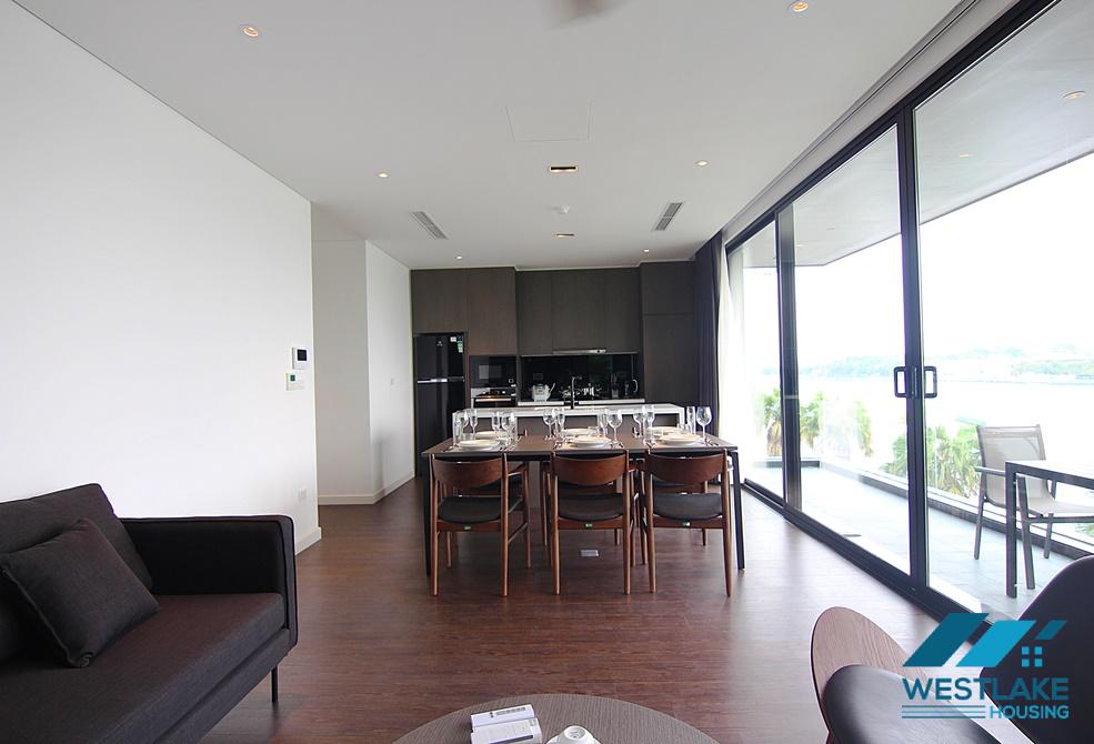 Well-designed and modern 02 bedrooms apartment for rent on Tu Hoa, Tay Ho, Hanoi