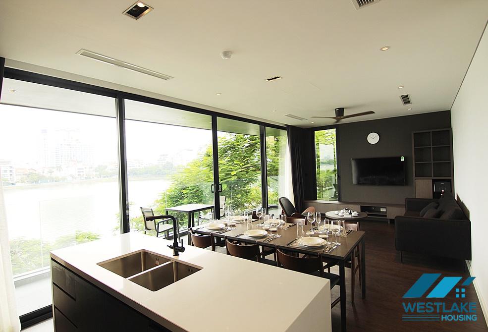 Well-designed and modern 02 bedrooms apartment for rent on Tu Hoa, Tay Ho, Hanoi