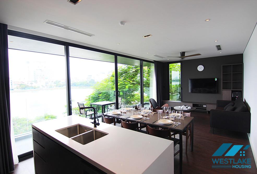 Well-designed and modern 02 bedrooms apartment for rent on Tu Hoa, Tay Ho, Hanoi