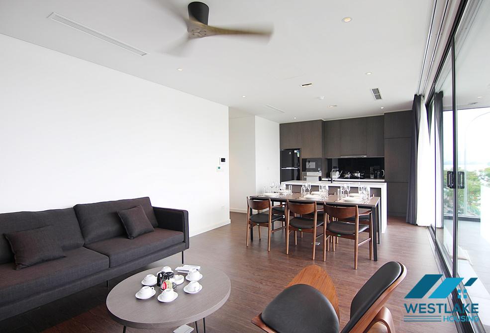 Well-designed and modern 02 bedrooms apartment for rent on Tu Hoa, Tay Ho, Hanoi