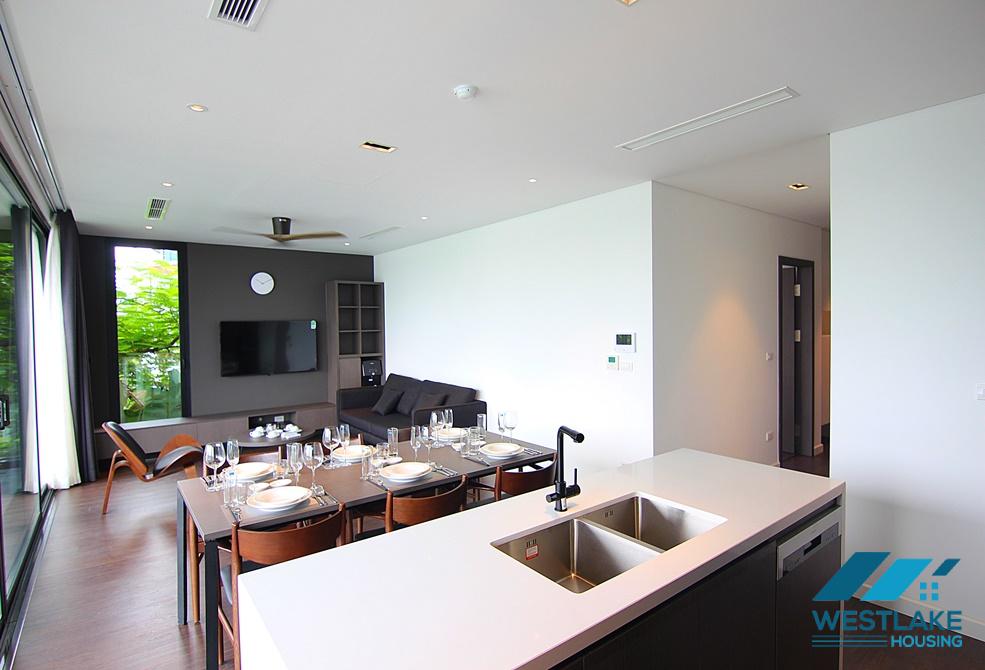 Well-designed and modern 02 bedrooms apartment for rent on Tu Hoa, Tay Ho, Hanoi