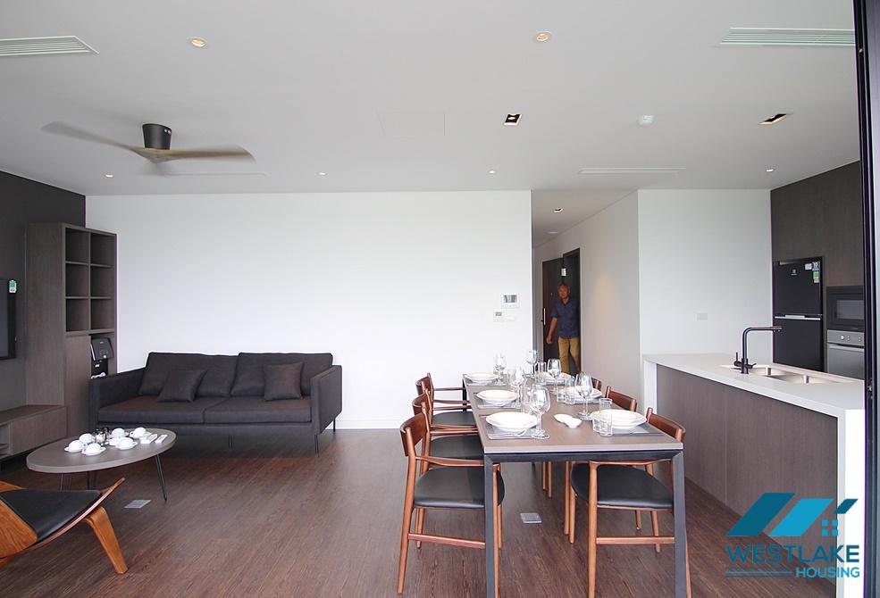 Well-designed and modern 02 bedrooms apartment for rent on Tu Hoa, Tay Ho, Hanoi