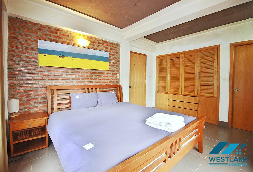 Cosy and spacious one bedroom apartment for rent on Tay Ho street, Tay Ho, Ha Noi