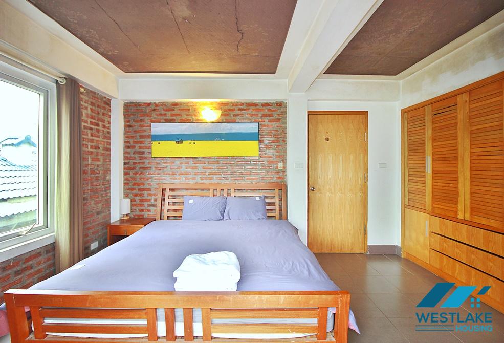 Cosy and spacious one bedroom apartment for rent on Tay Ho street, Tay Ho, Ha Noi