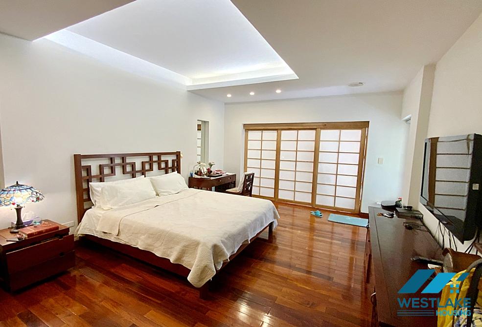 Garden and well-designed villa for rent in Tay Ho, Ha Noi