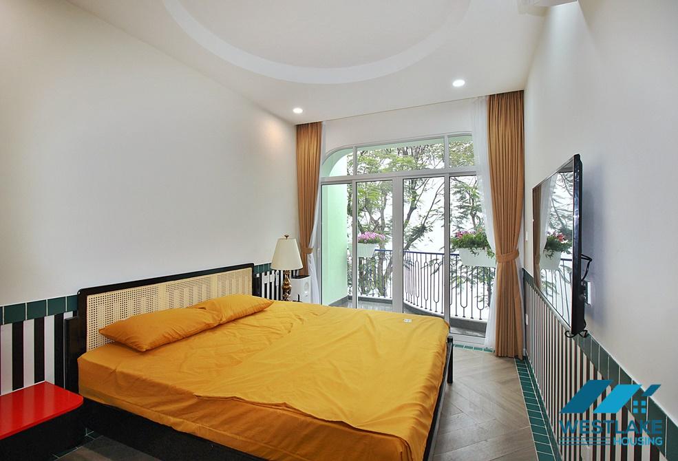 Brand new unique design 02 bedrooms apartment for rent in Tay Ho, Ha Noi