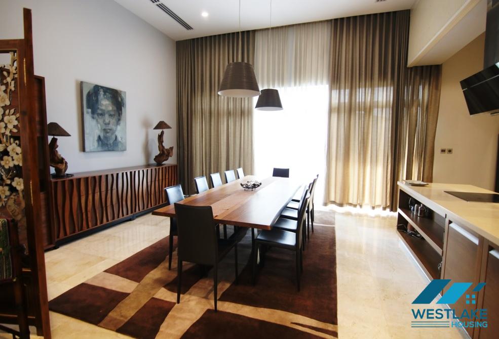 Fully furnished, spacious villa for rent in Q Block, Ciputra area, Ha Noi