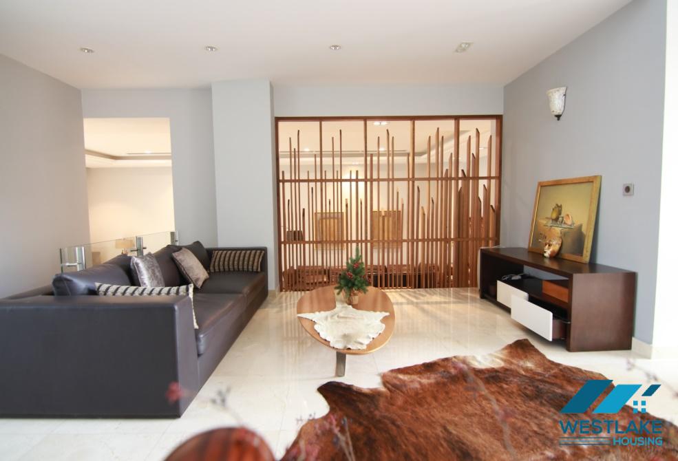 Fully furnished, spacious villa for rent in Q Block, Ciputra area, Ha Noi